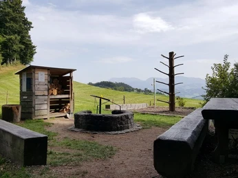 Feuerstelle Ofenloch Rutsche