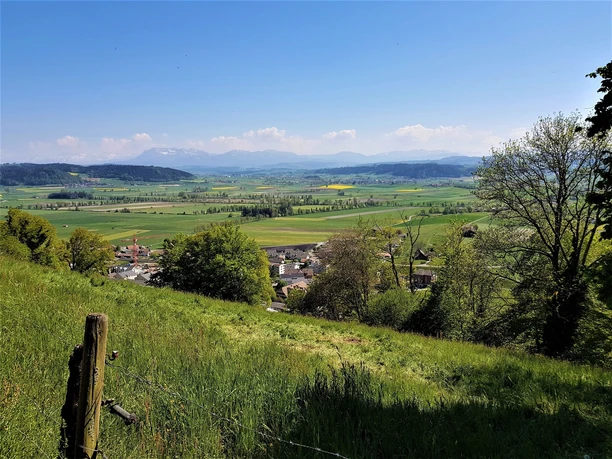 Aussicht vom Egolzwilerberg 629m