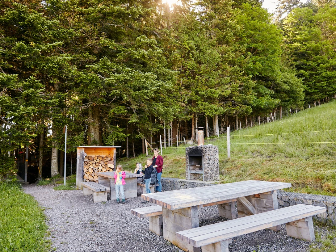 Grillstelle beim Wurzilla in Heiligkreuz