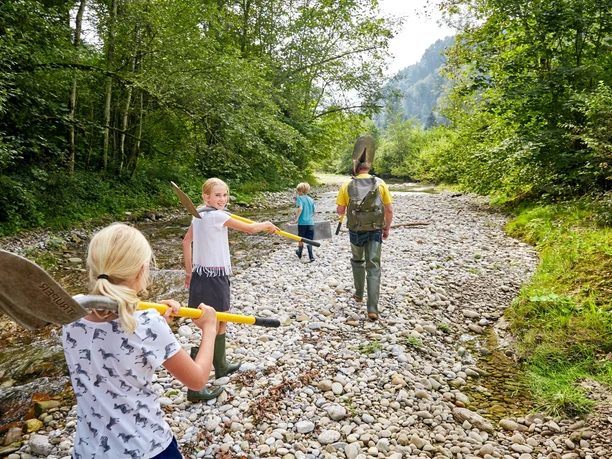 Goldwaschen mit Gsto Unternährer im Napfgebiet