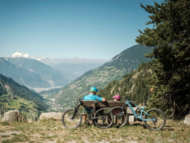 Family Aletsch Tour - Mountainbike in der Aletsch Arena