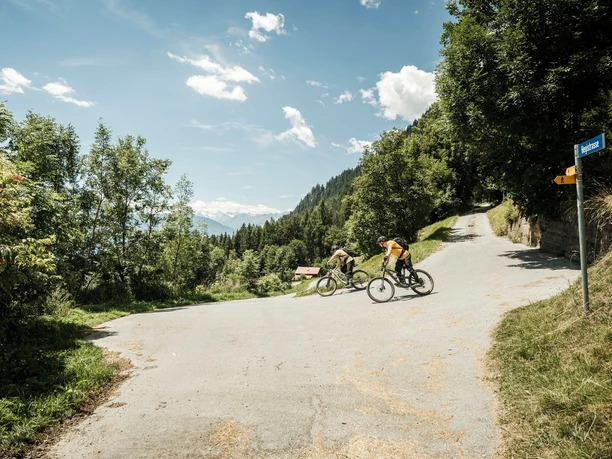 Enduro-Mountainbike in der Aletsch Arena