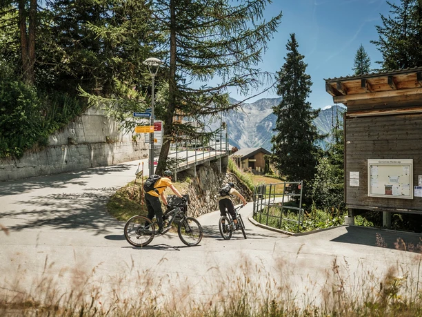 Enduro-Mountainbike in der Aletsch Arena
