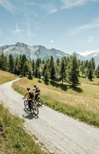 Enduro-Mountainbike in der Aletsch Arena