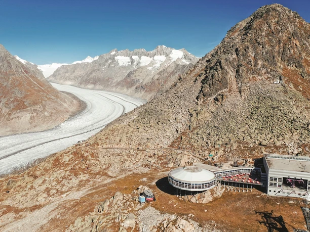 Herbstwanderung am Grossen Aletschgletscher