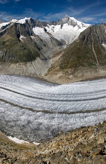 Wanderung vom Eggishorn via Märjelensee zur Fiescheralp