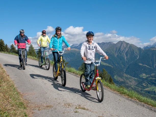 Trottinette-Tour von der Bettmeralp nach Betten