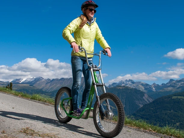 Trottinette-Tour von der Bettmeralp nach Betten-Dorf