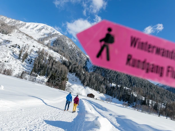 Bestens beschilderte Winterwanderwege