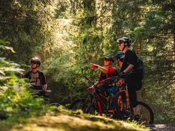 Orientierung während dem Biken