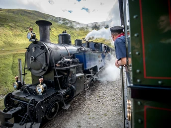Dampfende Lokomotiven Furka Dampfbahn