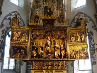 Gotischer Hochaltar der Pfarrkirche Mariä Himmelfahrt