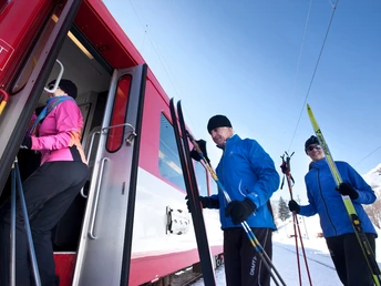 MGBahn Benutzung ist im Loipentarif inkludiert