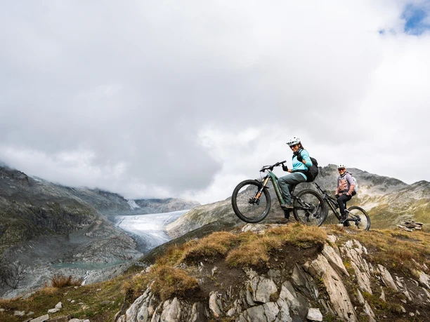Furkatrail mit eindrücklichem Panorama