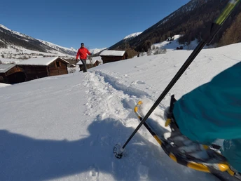 Unterwegs im Tiefschnee