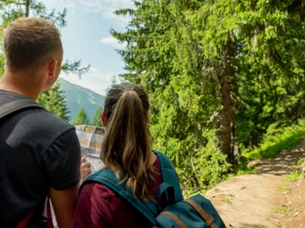 Orientierung auf Wanderschaft