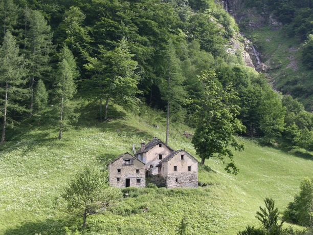 Hütten im Zwischbergental