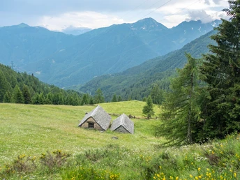 Aussicht beim Abstieg ab San Bernardo