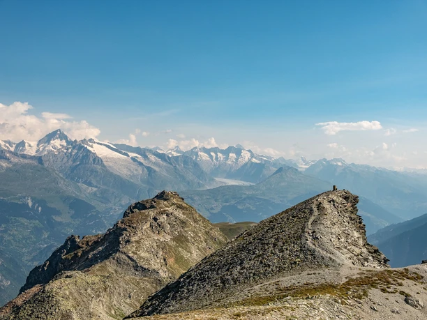 Blick vom Spitzhorli Richtung Aletschgletscher
