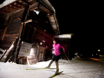 4.5 km Langlaufgenuss auch Abends nach Sonnenuntergang