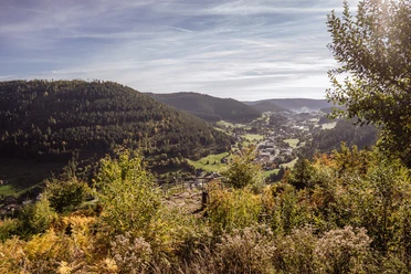 Blick auf Mitteltal vom Genussplatz Walterhütte
