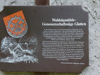 Infotafel Waldsägmühle Glatten