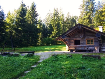 Abendwieshütte mit Grillstelle und WC