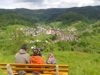 Juchhee Platz mit Aussicht auf Reichental