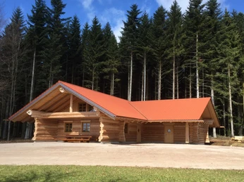 Die Blockhütte am Grillplatz Schömberg
