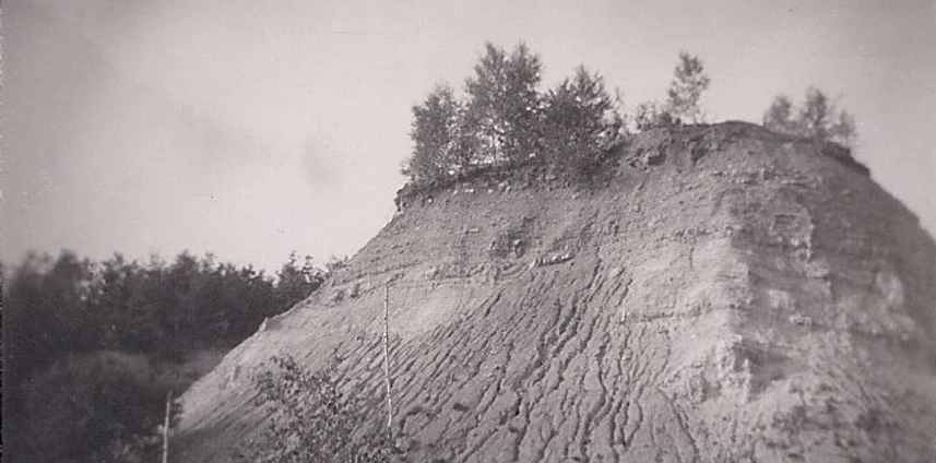 Bild von damals - Reste vom alten Schärtenkopf - von Familie Huber