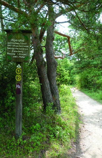 Eingang Alpenpfad