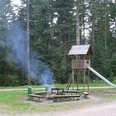 Der Spielplatz Hüttenteich mit Grillstelle