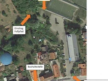 Anreise Grillplatz Alter Sportplatz Loffenau