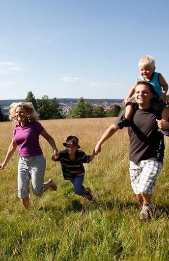 Familie auf dem Kienberg