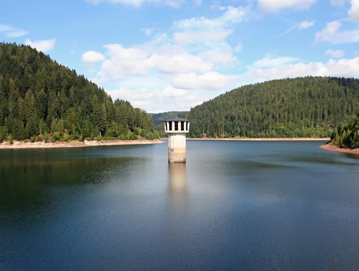 Der Trinkwasserstausee Kleine Kinzig
