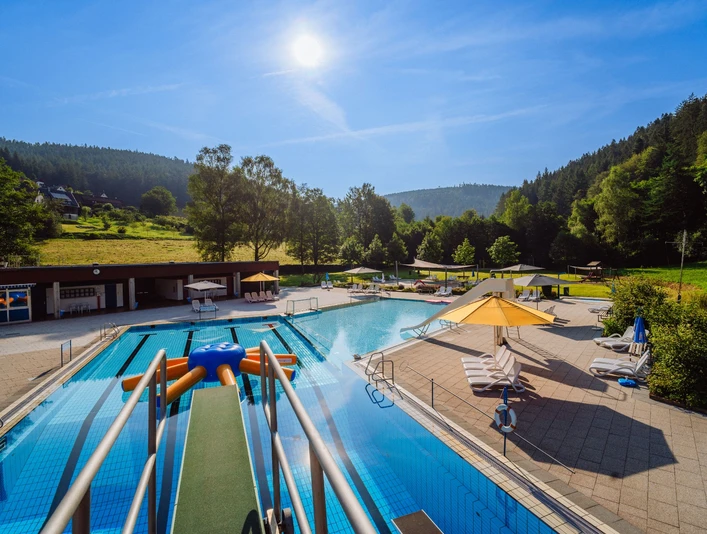 Aussicht vom Sprungturm