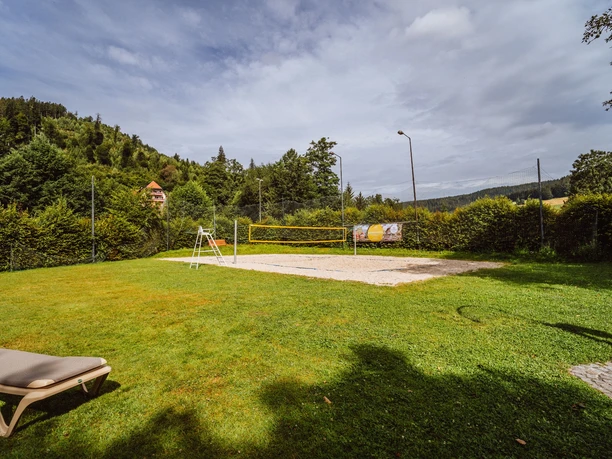 Beachvolleyballfeld im Naturbad Mitteltal