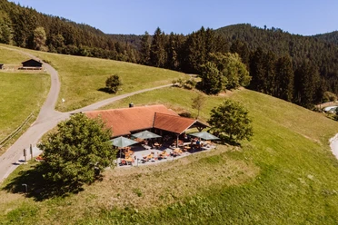 Sackmanns Panoramahütte in Schwarzenberg