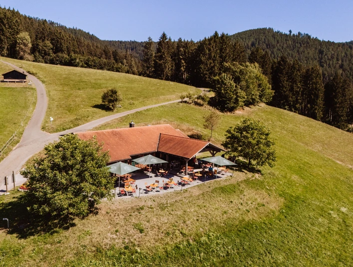 Sackmanns Panoramahütte in Schwarzenberg