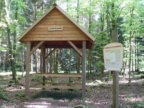 Der Gallenbrunnen auf dem Hirschkopf
