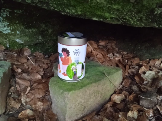 Gipfeldose an der Kanzel in Tonbach