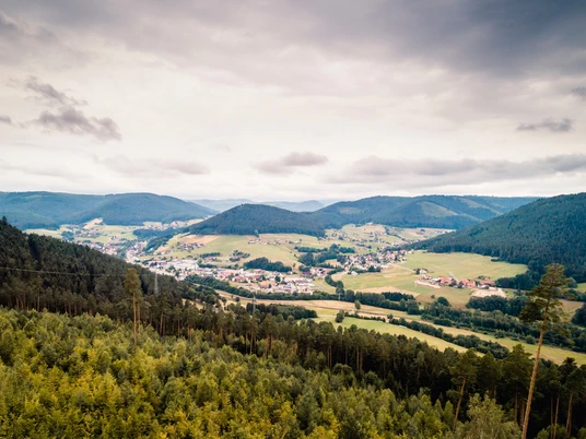 Ausblick von der Zimmerplatzhütte