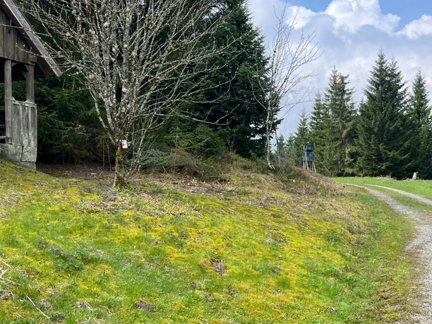 Gipfeldose an der Bismarckhütte auf dem Guldenberg