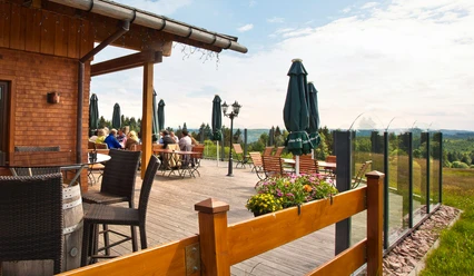Terrasse Kniebis-Hütte