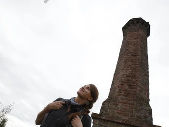 Wanderer am Moosturm