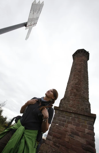 Wanderer am Moosturm