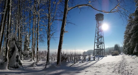 Der Vogteiturm im Winter