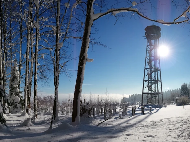 Der Vogteiturm im Winter