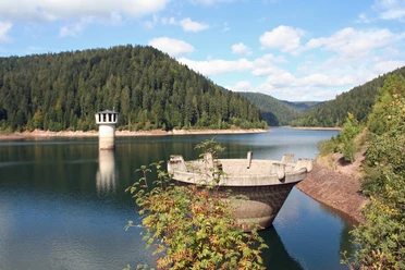 Talsperre Kleine Kinzig mit Entnahmeturm