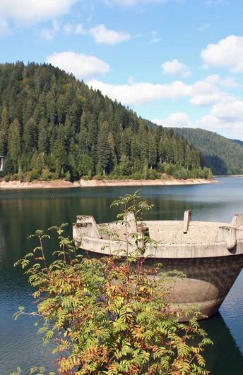 Talsperre Kleine Kinzig mit Entnahmeturm